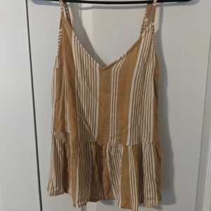 American Eagle peplum tank